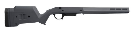 Picture of Magpul Mag1207gry Hunter American Stock Gray Adjustable Synthetic Stock With Aluminum Chassis For Short Action Ruger American Right Hand Includes Stanag Mag Well 