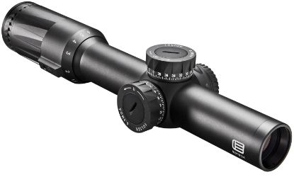 Picture of Eotech Vdu16ffsr1g Vudu Ffp Black Hardcoat Anodized 1-6X 24Mm 30Mm Tube Illuminated Green Sr1-Mrad Reticle Features Throw Lever 