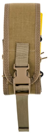 Picture of High Speed Gear 182Rc0cb Taco X2r Mag Pouch Double Covered Coyote Brown Nylon Molle Compatible W/ Rifle 