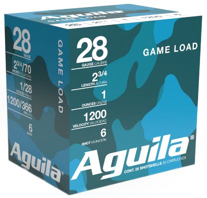 Picture of Aguila 1Chb2836 Birdshot Standard Velocity 28Gauge 2.75" 1Oz 6Shot 25 Per Box/20 Case 