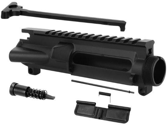 Picture of Tacfire Up01c2 Stripped Upper Receiver 5.56X45mm Nato Black Anodized For Ar-15 