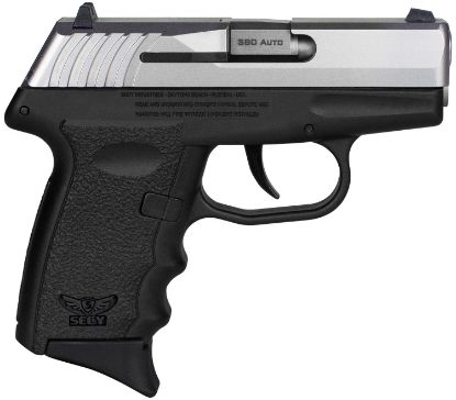 Picture of Sccy Industries Cpx-3Ttbk Cpx-3 Sub-Compact Frame 380 Acp 10+1, 3.10" Stainless Quadlock Barrel, Serrated Stainless Steel Slide, Black Polymer Frame W/Finger Grooves, No Safety, Right Hand 