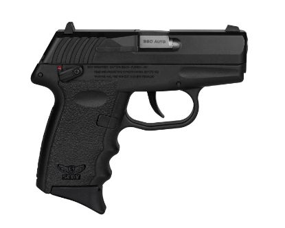 Picture of Sccy Industries Cpx-4Cbbk Cpx-4 380 Acp 10+1 2.96" Black Polymer Serrated Black Nitride Ss Slide Finger Grooved Black Polymer Grip 