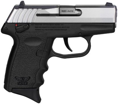 Picture of Sccy Industries Cpx-4Ttbk Cpx-4 380 Acp 10+1 2.96" Black Polymer Serrated Ss Slide Finger Grooved Black Polymer Grip 