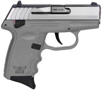 Picture of Sccy Industries Cpx-4Ttsg Cpx-4 380 Acp 10+1 2.96" Sniper Gray Polymer Serrated Ss Slide Finger Grooved Sniper Gray Polymer Grip 