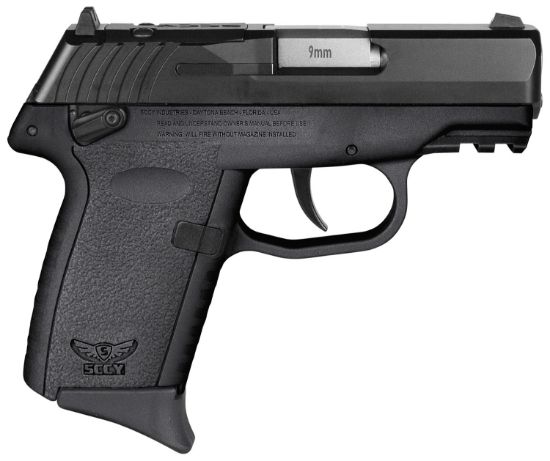 Picture of Sccy Industries Cpx1cbbkrdrg3 Cpx-1 Gen3 Rdr 9Mm Luger 10+1 3.10" Black Polymer W/Picatinny Rail Serrated Black Nitride Ss Slide Black Polymer Grip 