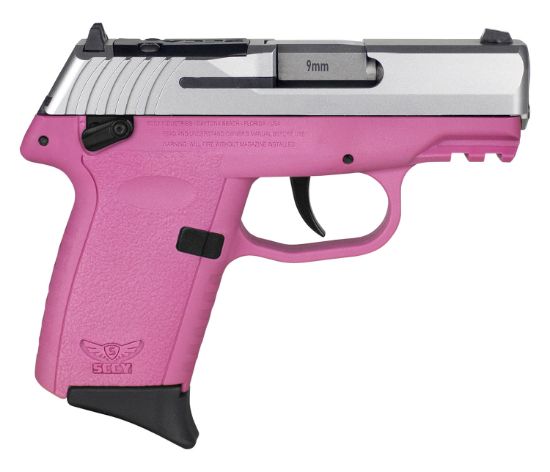 Picture of Sccy Industries Cpx1ttpkrdrg3 Cpx-1 Gen3 Rdr 9Mm Luger 10+1 3.10" Pink Polymer W/ Picatinny Rail Serrated Ss Slide Pink Polymer Grip 