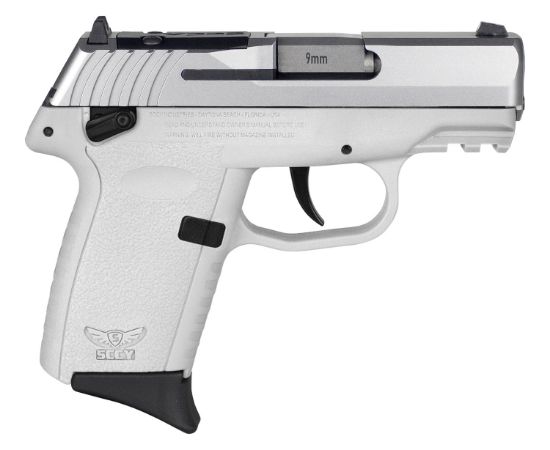 Picture of Sccy Industries Cpx1ttwtrdrg3 Cpx-1 Gen3 Rdr 9Mm Luger 10+1 3.10" White Polymer W/Picatinny Rail Serrated Ss Slide White Polymer Grip 