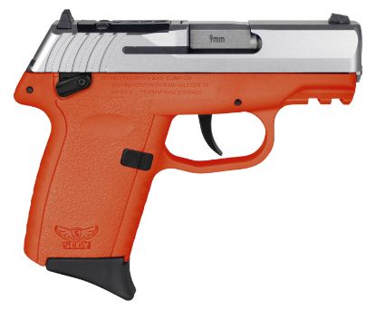 Picture of Sccy Industries Cpx1ttorrdrg3 Cpx-1 Gen3 Rdr 9Mm Luger 10+1 3.10" Orange Polymer W/Picatinny Rail Serrated Ss Slide Orange Polymer Grip 