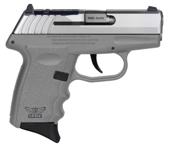 Picture of Sccy Industries Cpx3ttsgrdrg3 Cpx-3 Rd 380 Acp 10+1 2.96" Sniper Gray Polymer/Serrated Stainless Steel Slide/Finger Grooved Sniper Gray Polymer Grip 