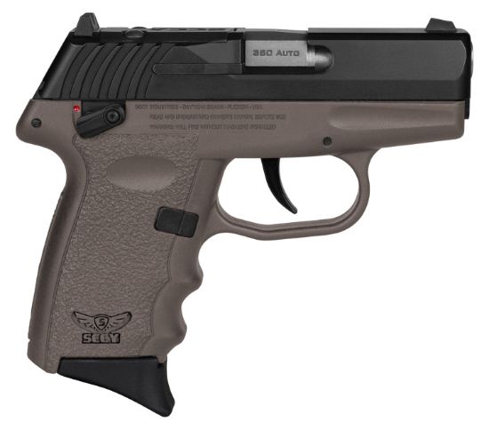 Picture of Sccy Industries Cpx4cbderdrg3 Cpx-4 Rd 380 Acp 10+1 2.96" Flat Dark Earth Polymer/Serrated Black Nitride Stainless Steel Slide/Finger Grooved Flat Dark Earth Polymer Grip 