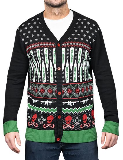 Picture of Magpul Mag1198-969-S Krampus Christmas Sweater Multi Color Long Sleeve Small 