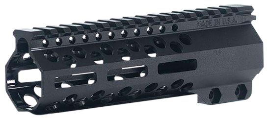 Picture of Bowden Tactical J23007 Foundation Handguard 7" M-Lok Made Of Black Anodized Aluminum Includes Barrel Nut For Ar-Platform 