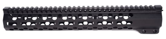 Picture of Bowden Tactical J23013 Foundation Handguard 13" M-Lok Full Flat Top , Black Anodized Aluminum Includes Barrel Nut For Ar-Platform 