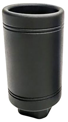 Picture of Bowden Tactical J1348326 Flash Redirect Cans Made Of Black Hardcoat Anodized Finish Aluminum With 1/2"-28 Tpi Threads & 4" Oal For Ar-15 