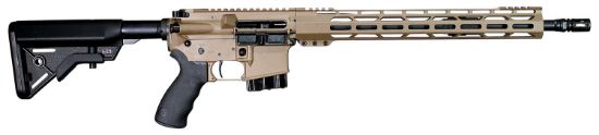 Picture of Alexander Arms Rta65de Tactical 6.5 Grendel 10+1 16" Black Threaded Barrel, Flat Dark Earth Cerakote Picatinny Rail Aluminum Receiver, M-Lok Handguard, Black Synthetic B5 Bravo Stock, Black A2 Grip 