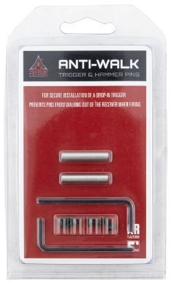 Picture of Rise Armament 12005 Anti-Walk Pin Set Black Stainless Steel Ar Platform 