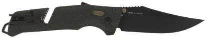 Picture of S.O.G Sog11120341 Trident At 3.70" Folding Clip Point Plain Black Tini Cryo D2 Steel Blade/Olive Drab W/Fde Accents Grn Handle Features Line Cutter/Glass Breaker 