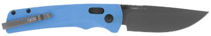 Picture of S.O.G Sog11180341 Flash At 3.45" Folding Plain Tini Cryo D2 Steel Blade/Civic Cyan Grn Handle Includes Pocket Clip 