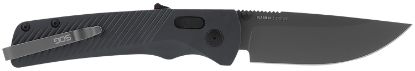 Picture of S.O.G Sog11180541 Flash At 3.45" Folding Plain Tini Cryo D2 Steel Blade/Urban Grey Grn Handle Includes Pocket Clip 