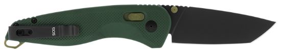 Picture of S.O.G Sog11411341 Aegis At 3.13" Folding Tanto Plain Black Tini Cryo D2 Steel Blade/Forest W/Moss Accents Grn Handle 