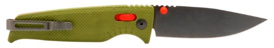 Picture of S.O.G Sog12790357 Altair Xr 3.20" Folding Plain Bead Blasted Cryo Cpm 154 Ss Blade/ Field Green W/Stone Blue Accents Grn Handle 