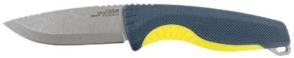 Picture of S.O.G Sog17410141 Aegis Fx 3.70" Fixed Drop Point Plain Stonewashed 4116 Krupp Ss Blade, Indigo W/Acid Accents Grn Handle, Includes Sheath 