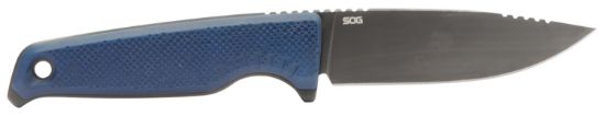 Picture of S.O.G Sog17790157 Altair Fx 3.40" Fixed Clip Point Plain Satin Ticn Cryo Cpm 154 Ss Blade, Squid Ink Black Grn Handle, Includes Sheath 