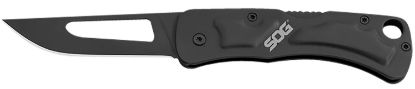 Picture of S.O.G Sog-Ce1012-C Centi Ii 2.10" Folding Straight Back Plain Black Hardcased Stainless Steel Blade/Black Stainless Steel Handle 