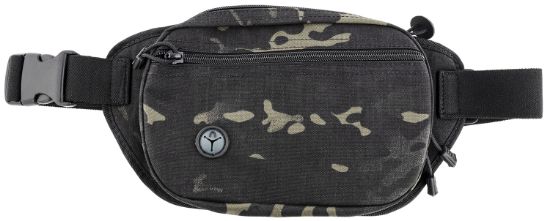 Picture of Galco Ftprmbc Fastrax Pac Waistpack Compact Size Compact Multicam Black Neoprene Fits S&W M&P Compact/Taurus G2c/Springfield Hellcat Pro Ambidextrous 