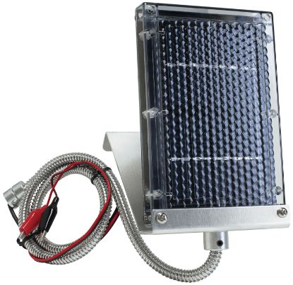 Picture of Wildgame Innovations Wgiwgiso0010 Edrenaline Solar Panel 6 Volt Silver 