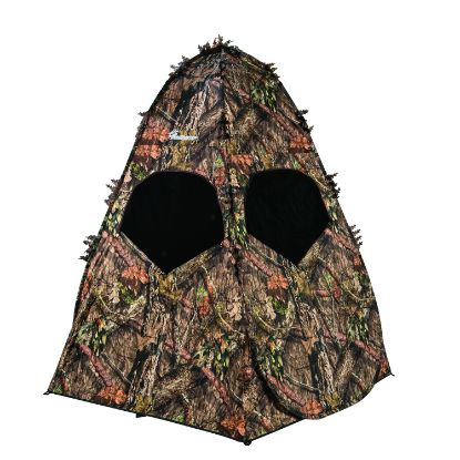 Picture of Ameristep Amsamebl1006 Outhouse Spring Steel Mossy Oak Break-Up Country 300 Durashell Plus 78" H X 60" L 