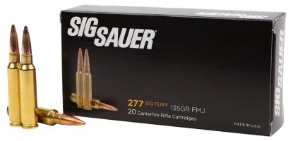 Picture of Sig Sauer E277sfb13520 Elite Ball 277 Sig Fury 135 Gr Full Metal Jacket 20 Per Box/ 10 Case 