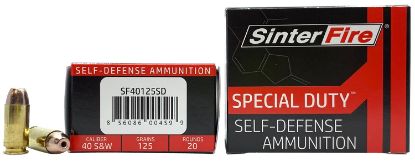 Picture of Sinterfire Inc Sf40125sd Special Duty (Sd) 40 S&W 125 Gr Lead Free Frangible Hollow Point 20 Per Box/ 10 Case 