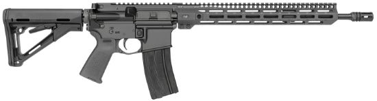 Picture of Midwest Industries Mifn16crm14 Lightweight 223 Wylde 16" 30+1 Black Hard Coat Anodized Rec With 14" M-Lok Black 6 Position Magpul Ctr Stock Black Magpul Moe Grip Right Hand 