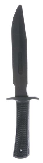 Picture of Cold Steel Cs92r14r1 Military Classic Trainer 6.75" Fixed Plain Black Santoprene Blade, 4.75" Black Santoprene Handle 