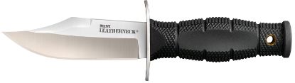 Picture of Cold Steel Cs39lsab Leatherneck Mini 3.50" Fixed Clip Point Plain 8Cr13mov Ss Blade/3.25" Black Contoured Kray-Ex Handle Includes Sheath 