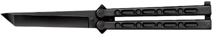 Picture of Cold Steel Cs-92Eab Fgx Balisong 5" Folding Plain Tanto Black Griv-Ex Blade/Handle 