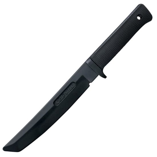 Picture of Cold Steel Cs-92R13rt Recon Rubber Trainer 7" Fixed Tanto Plain Black Santoprene 