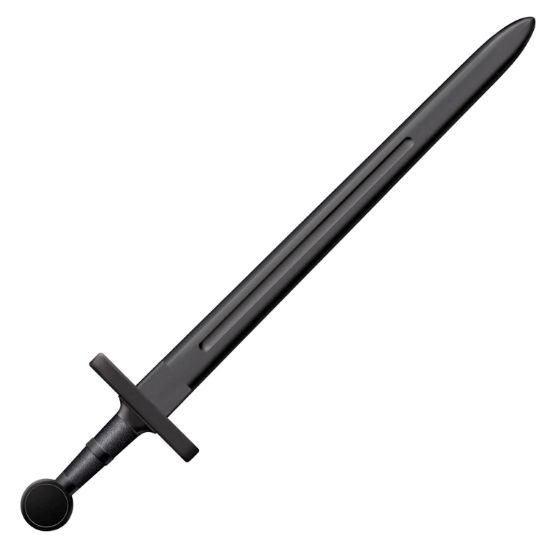 Picture of Cold Steel Cs92bks Medieval Training Sword 32.25" Sword Plain Black Polypropylene Blade/7.25" Black Polypropylene Handle 