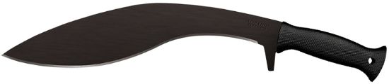 Picture of Cold Steel Cs97kmps Kukri Plus 13" Black Matte Baked-On Anti Rust 1055 Carbon Steel Blade/ Black Polypropylene Handle 18" Long Includes Sheath 