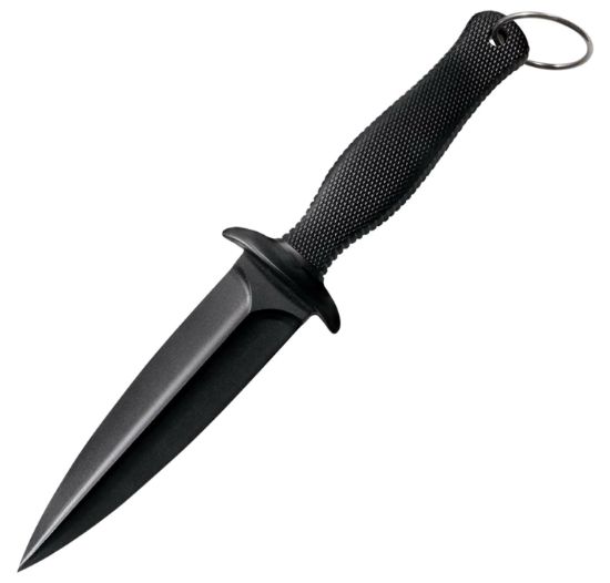 Picture of Cold Steel Cs-92Fba Fgx Boot Blade Ii 5" Fixed Plain Black Griv-Ex Blade/Black Checkered Kray-Ex Handle 