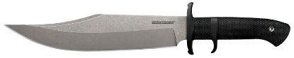 Picture of Cold Steel Cs39lswba Marauder 9" Fixed Bowie Plain Stone Washed Aus-8A Ss Blade/Black Kray-Ex Handle Includes Sheath 