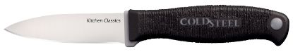 Picture of Cold Steel Cs59kspz Kitchen Classics Paring 3" Fixed Plain Cryo 4116 Ss Blade/4" Black Kray-Ex Handle 