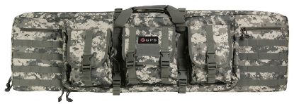 Picture of Gps Bags Drc42acu Double Rifle Case A-Tacs Au 600D Polyester W/ 2 Padded Pistol Sleeves Molle Webbing & Lockable Zippers 