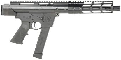 Picture of Tactical Superiority Sia-Tac09-085 Tac-9 9Mm Luger 8.50" Black Hard Coat Anodized Rec Picatinny Rail End Cap Black A2 Grip 