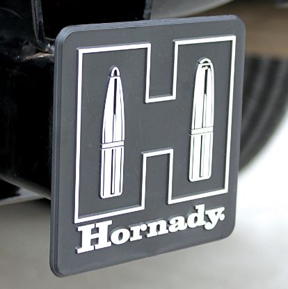 Picture of Hornady 99132 Hitch Cover 99132 Black/White Plastic 2.0" Long 