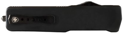 Picture of Templar Knife Mabr321 Premium Lightweight Slim 3.16" Otf Drop Point Plain Black Oxide Stonewashed Powdered D2 Steel Blade/4.93" Black Rubber/Aluminum Handle 