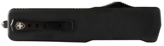 Picture of Templar Knife Sabr321 Premium Lightweight Small 3" Otf Drop Point Plain Black Oxide Stonewashed Powdered D2 Steel Blade/4.50" Black Rubber/Aluminum Handle 