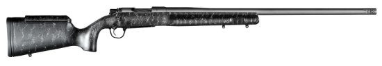 Picture of Christensen Arms 8010200100 Mesa Long Range 6.5 Creedmoor 4+1 26" Threaded Barrel, Tungsten Gray Cerakote, Black With Gray Webbing Stock 